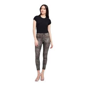 L'AGENCE Black and Brown Skinny Pants